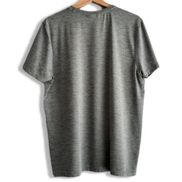 SPYDER Active Sport Crewneck Jersey T-shirt Top Grey Men's Sz L - Picture 6 of 10